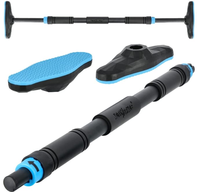 ACTIV SPACE - Serie - Stalen Verstelbare Optrekstang - Blauw - Anti-slip - 180kg