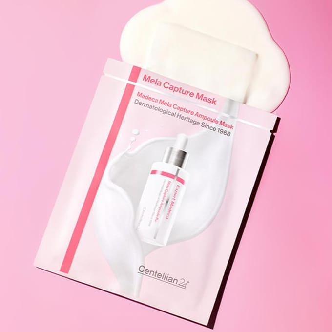 [Centellian24] Madeca Mela Capture Ampoule Mask 25ml*5 stuks white