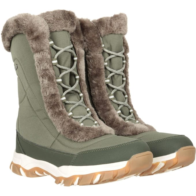 Mountain Warehouse Dames/Dames Ohio Sneeuwlaarzen (Kaki Groen)