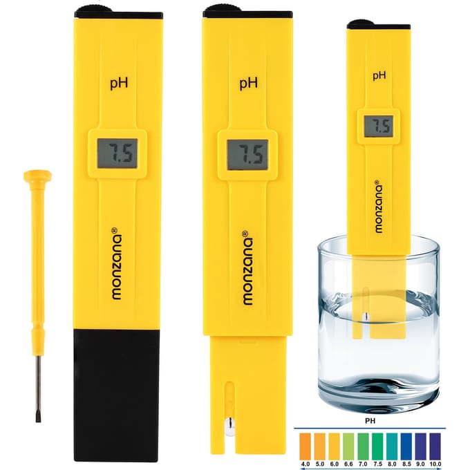 PH watertester met LCD-scherm batterij