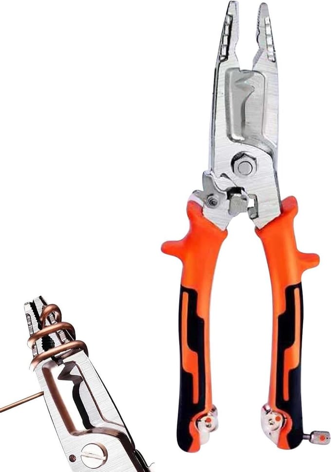 Draadstripper Kabeltang - Precisie Stripper - Elektrisch Werk - Gesmeed Staal - Compact Formaat - Staal