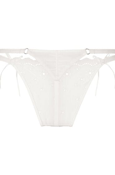 Hunkemöller Highleg Thong Gaia Wit