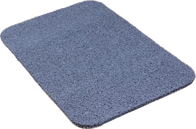 Schoonloopmat buiten Curly buitenmat - 60 cm x 80 cm - 014 grey