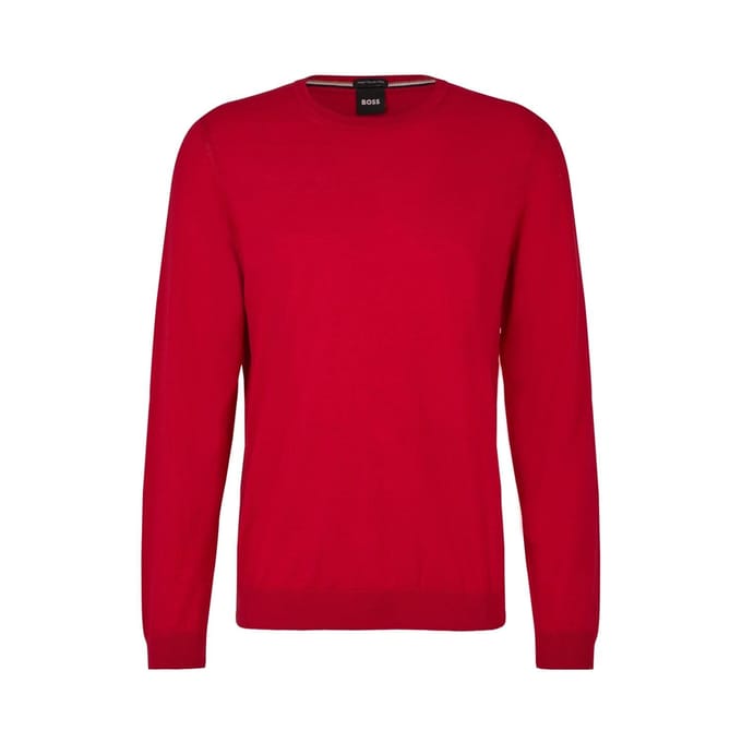 Hugo Boss Heren Leno-P Trui (Rood)