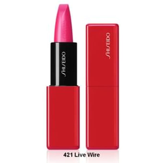 Shiseido - TechnoSatin Gel Lipstick 421 Live Wire