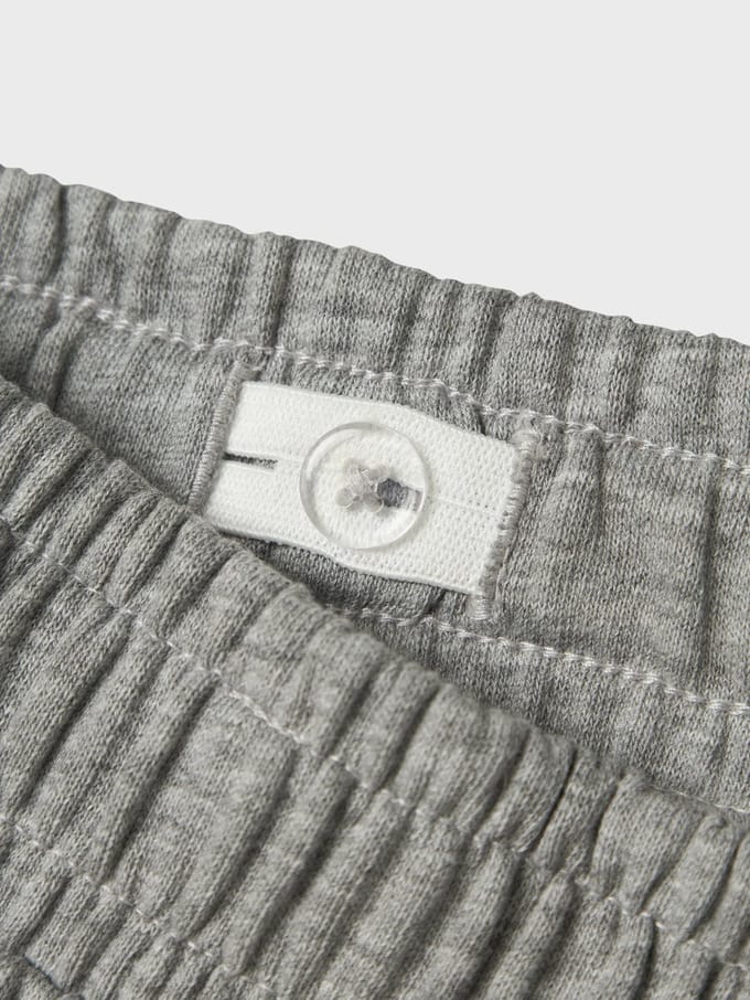 NAME IT - NKNCYBER SWEAT SHORTS UNB NOOS - Unisex - Bermuda shorts - grijs - maat 128