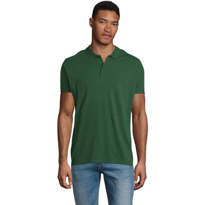 SOLS Heren Planet Poloshirt (Fles groen)