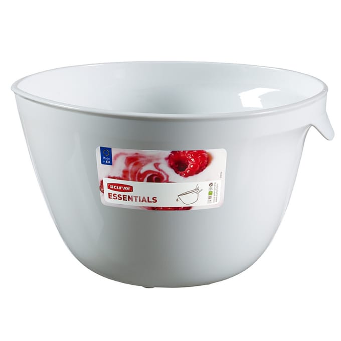 Curver Essentials Beslagkom - 3,5 liter - Wit