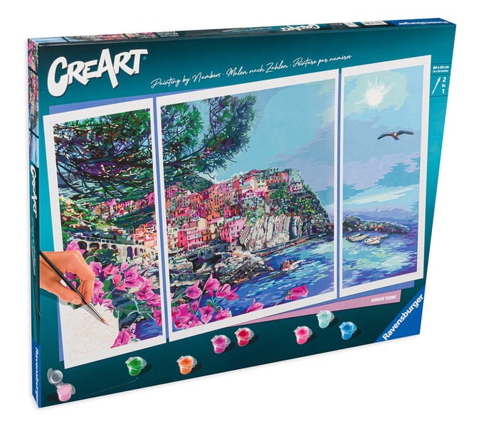 Ravensburger Malen nach Zahlen 23529 - Cinque Terre - ab 14 Jahren