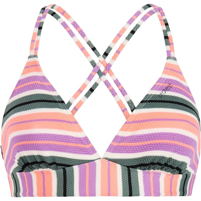Protest MIXSupera - Triangel bikini top Dames - Koordsluiting - Uitneembare vulling - Normale pasvorm - Paars
