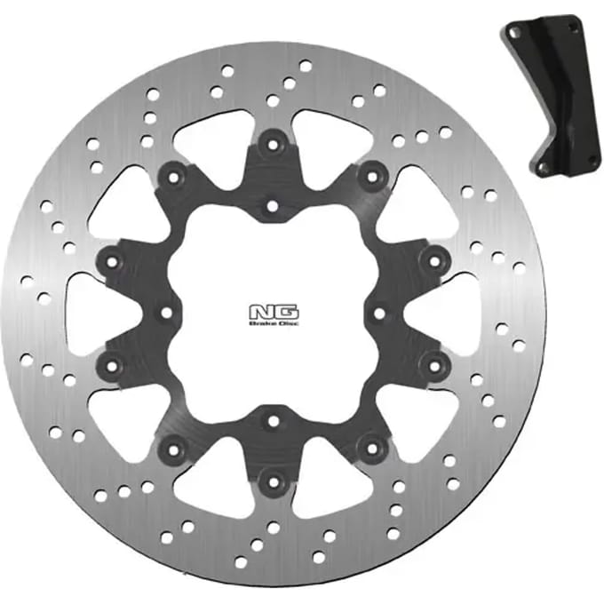 Vlotterende motorremschijfset en steuntje NG Brake Disc 732K13
