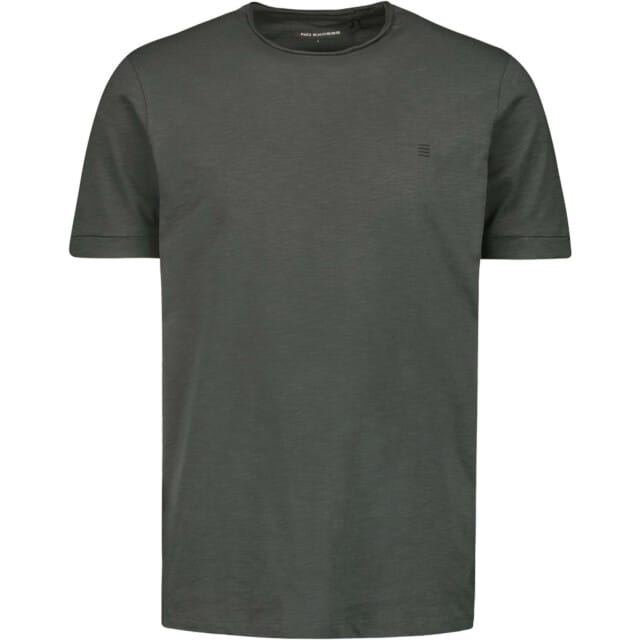 No Excess T-shirt crewneck slub dark grey
