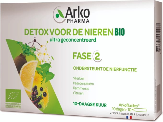 Arkopharma Bio Drinkampullen Nieren Detox - 10 ampullen