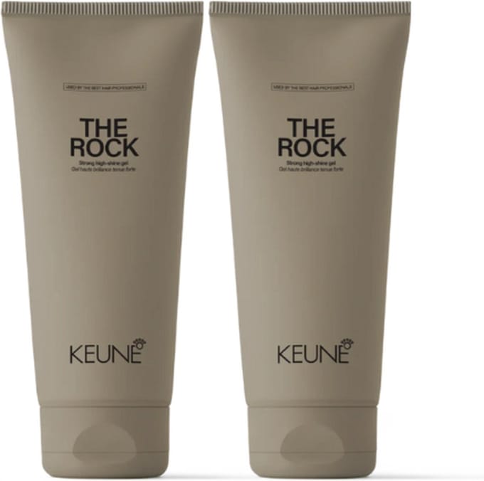 2 stuks - Keune - The Rock - Strong High-Shine Gel 200 ml
