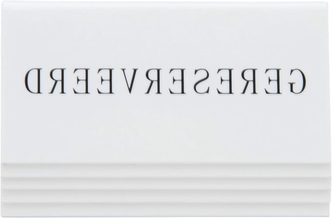 Tafelstandaard Reserveren - Reserveringsbord - Horeca - Stapelbaar - 5x16x12.5cm - Wit