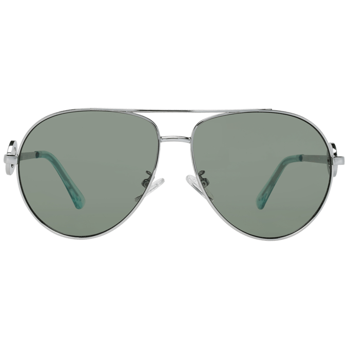GUESS - GF0364 - Zonnebril - Unisex - Grijs - Groene lens