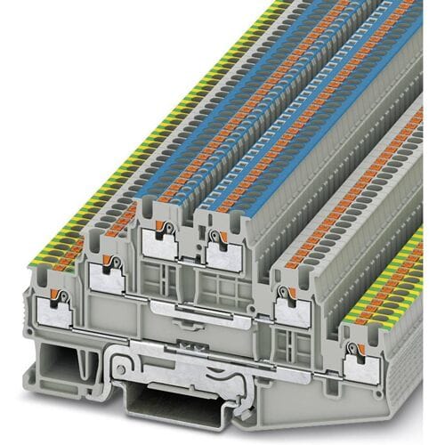 Phoenix Contact 3213755 Aardklem 3-etages 3.5 mm Snelaansluiting Grijs 50 stuk(s)