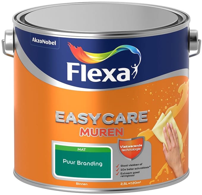 Flexa - Easycare Muren - Puur Branding - Mengverf - 2,5 L