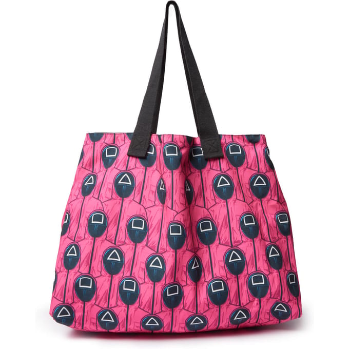 Squid Game Shape Masks Tote Bag