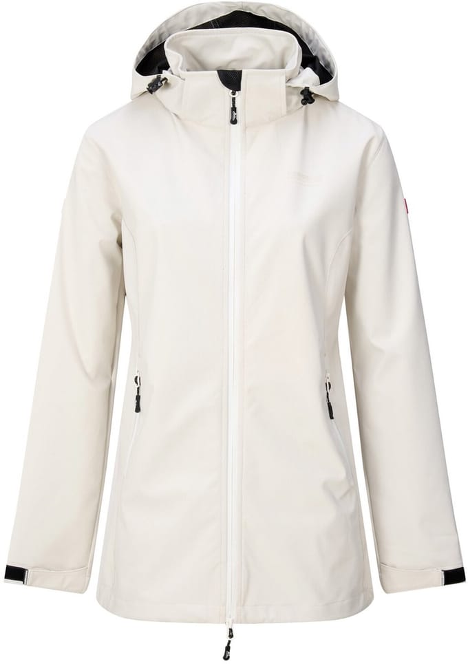 Nordberg Doriene Dames Softshell Ls06201-mm - Kleur Wit - Maat M