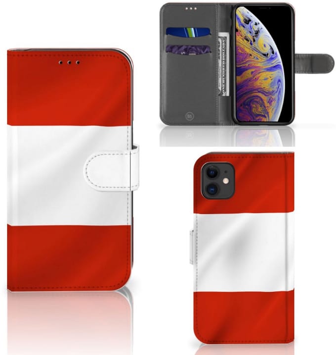 Apple iPhone 11 Bookstyle Case Oostenrijk