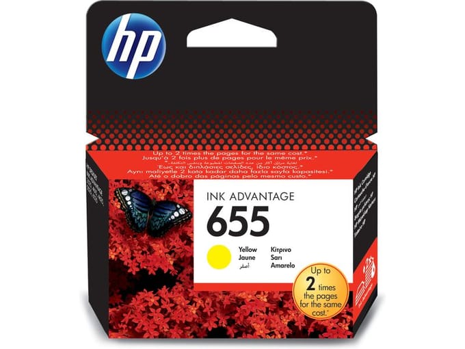 HP 655 (CZ112AE) inktcartridge geel (origineel)