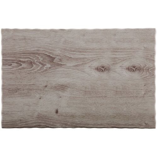 GGM Gastro (6 Stück) GN-Tablett 1/2 - DRIFTWOOD - Melamin - Höhe: 15mm - Grau