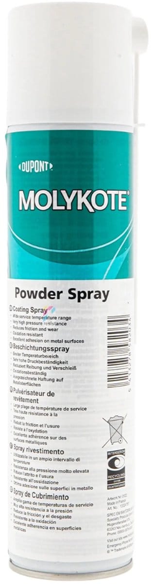 MOLYKOTE MoS2 Poeder Z Droog Smeermiddel spuitbus 400ml