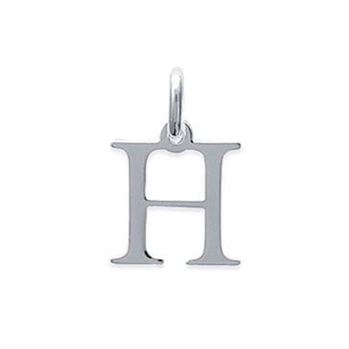 Blinx Jewels Zilveren Hanger Letter H
