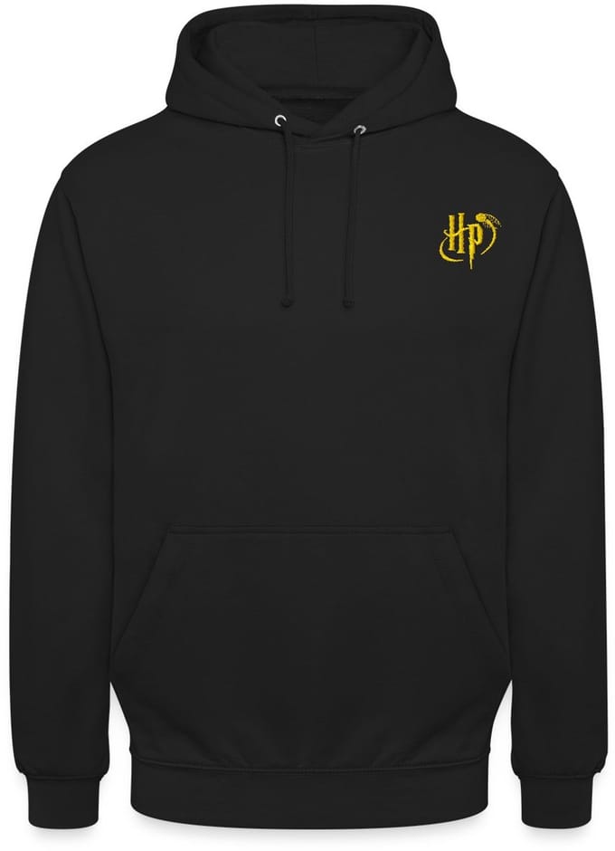 Harry Potter Logo Borduurwerk Hoodie Unisex