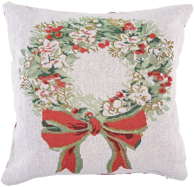 Clayre & Eef Sierkussen 44x44 cm Beige Polyester