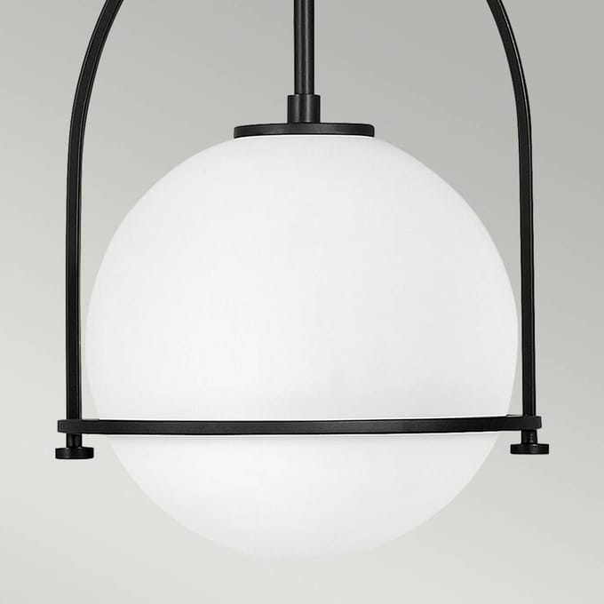 Hinkley LED Hanglamp Somerset | 1X E27 Max 60W | Dimbaar | Black