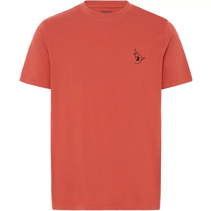 Blend - BHKAZ S/S EMB TEE - Heren - T-shirts