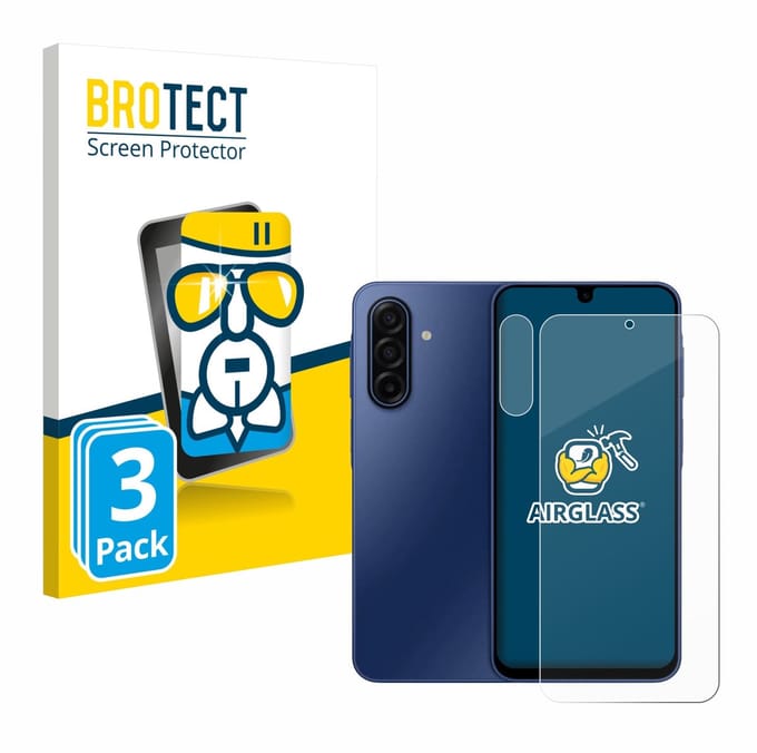 Screenprotector 3 Stuks voor Samsung Galaxy A17 5G (Voor+Camera) Beschermglas transparant