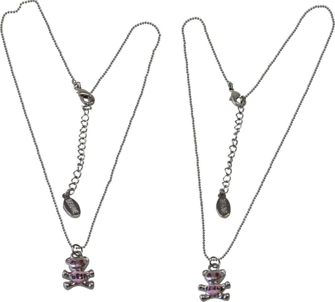 Behave - Set best friends kettinkjes dames - Beertjes design - 46,5 cm