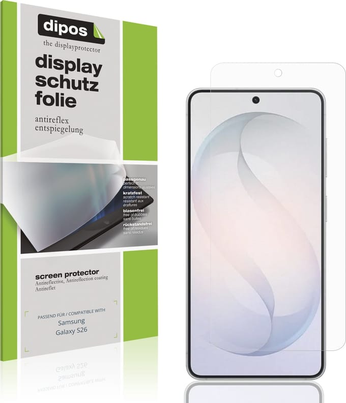 dipos – 4x Matte Beschermfolie geschikt voor Samsung Galaxy S26 | Krasbestendige & antireflecterende Screenprotector Ultra-Thin