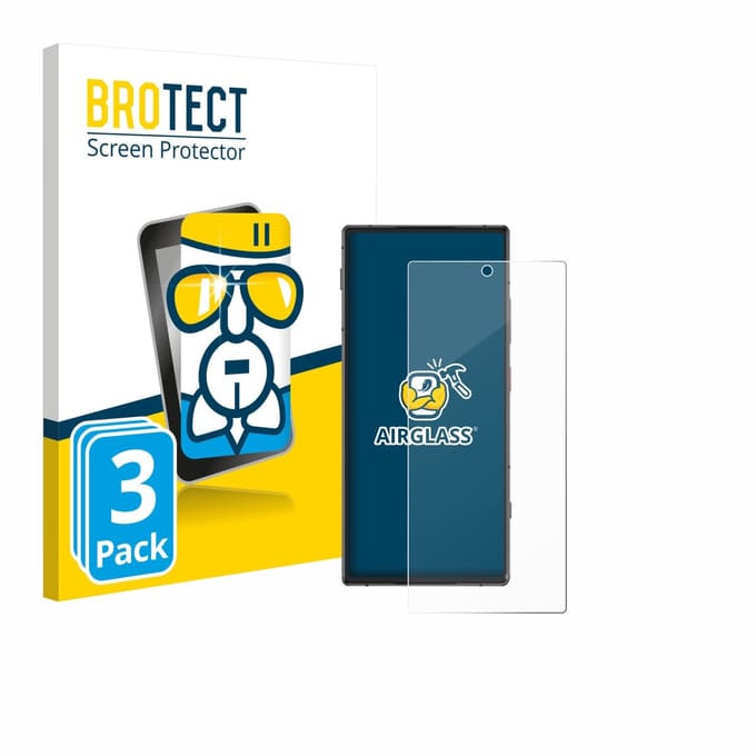 Screenprotector 3 Stuks voor ZTE Nubia Z70S Ultra Beschermglas transparant