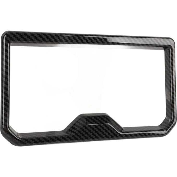 Waterbekerhouder Frame Cover Trim Koolstofvezel Stijl Middenconsole Waterbekerhouder Frame gray