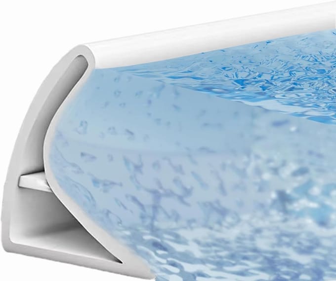 Douche waterbarrière 200cm – Zelfklevend silicone, waterstop