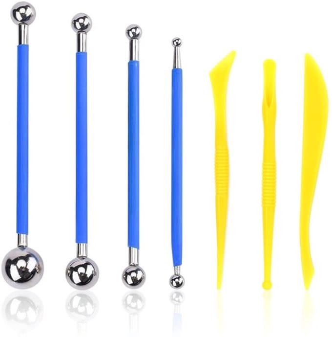 Allecto - Set van 4 metalen ballen - Multifunctionele messen