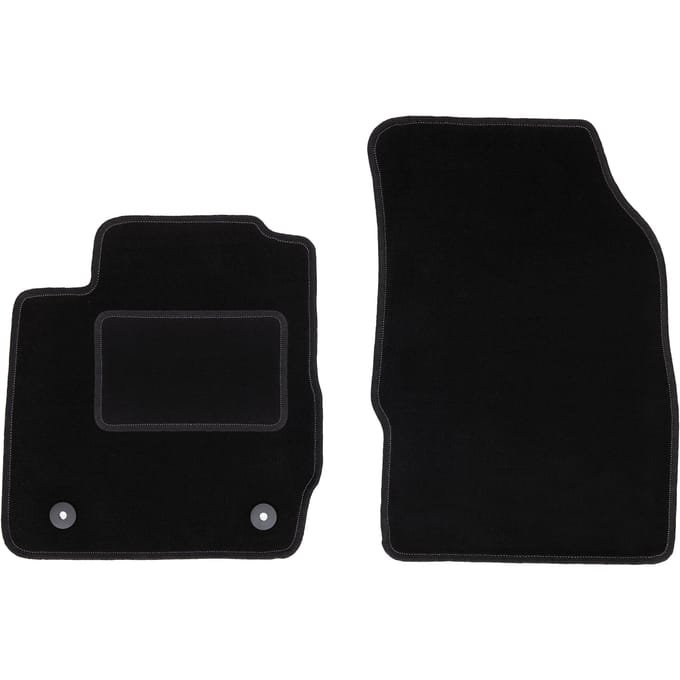 Voormatten zwart voor: Ford Fiesta MK7 hatchback (2011-2017)