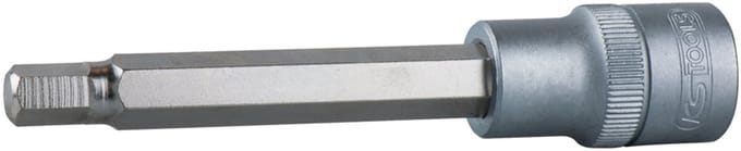 KS Tools Dopslag Bit 1/2" 6mm Zeskant Binnen - Lange Uitvoering