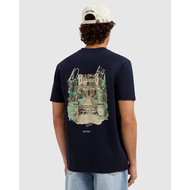 Pure Path T-Shirt Mansion Dark Navy (26010110 - 57)