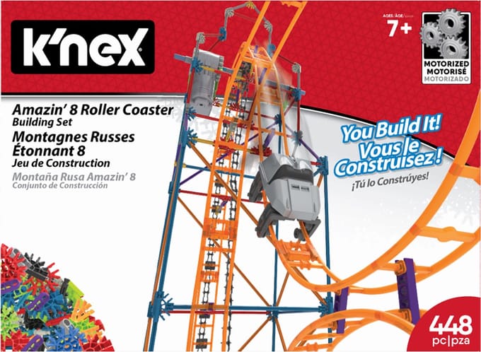 K'NEX Thrill Rides Space Amazin 8 Roller Coaster