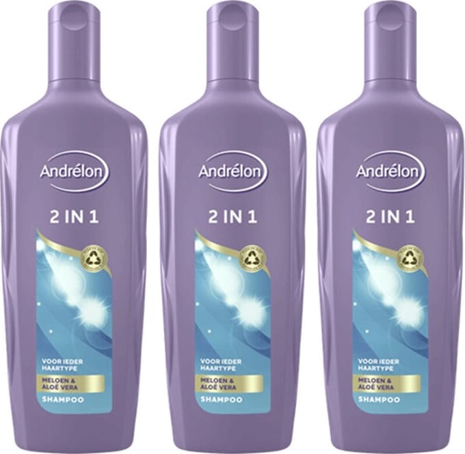 Andrélon - Shampoo - 2in1 - 300ml x 3