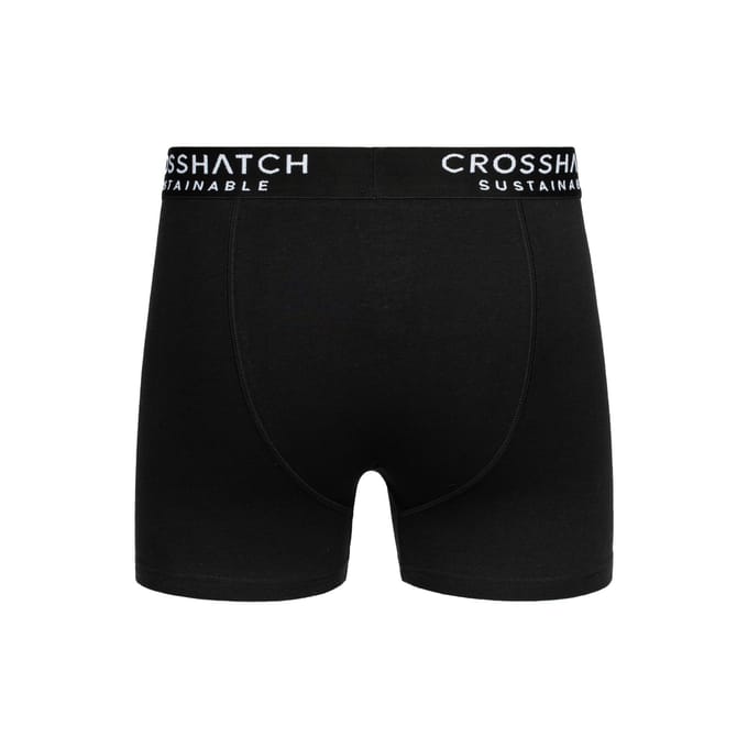 Crosshatch Heren Orlander Boxershorts (Set van 5) (Zwart/Blauw/Mustard/Wit)