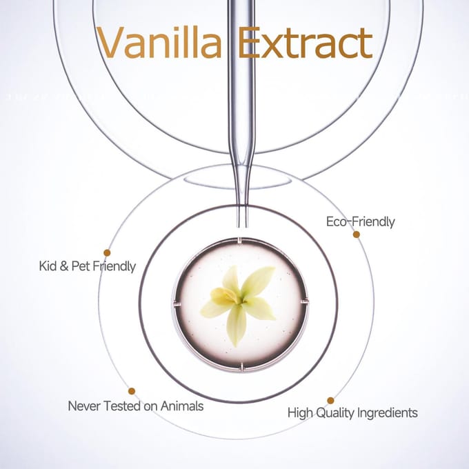 Huile essentielle de vanille 30 ml pour diffuseur d'aromathérapie pour le visage Savon DIY adapté à tous les types de peau Parfum longue durée 30ml beige