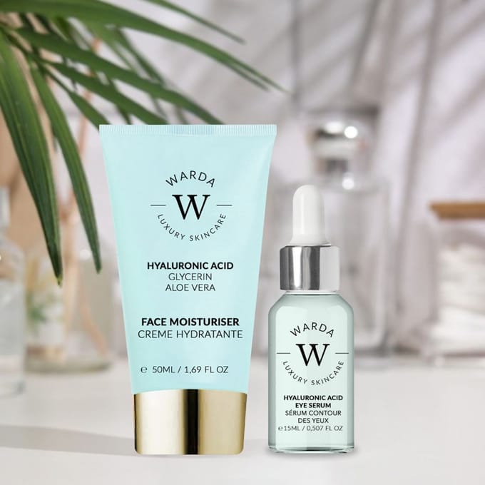 Warda Luxury Skincare Hyaluron dagcrème & serum set