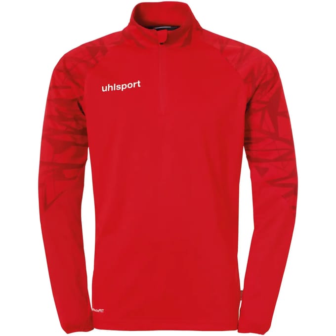 Uhlsport Goal 25 Ziptop Kinderen - Rood / Wit | Maat: 152