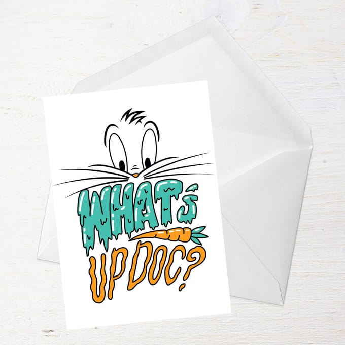 Looney Tunes What's Up Doc? Greetings Card - Standard Card